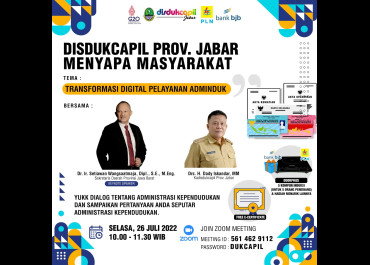 Punya Pertanyaan Soal KTP Digital? Yuk Ikuti Webinar Disdukcapil Jabar Menyapa Masyarakat, ada Doorprize!