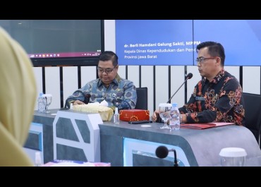Audiensi dengan Dirjen Dukcapil Kemendagri