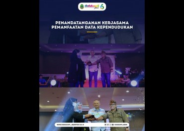 Penandatanganan Kerjasama Pemanfaatan Data Kependudukan di Jawa Barat dengan 5 Perangkat Daerah Provinsi Jawa Barat